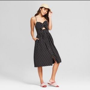 TARGET POLKA DOT BUTTON UP DRESS
